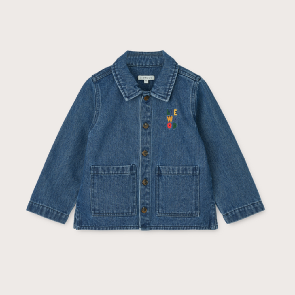 Liewood Denim embroiderd overshirt