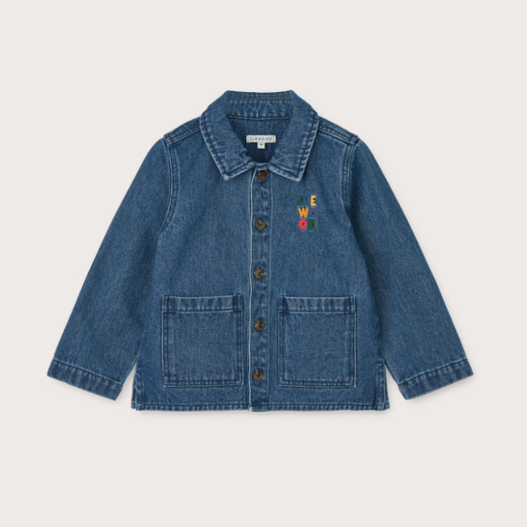 Liewood Denim embroiderd overshirt