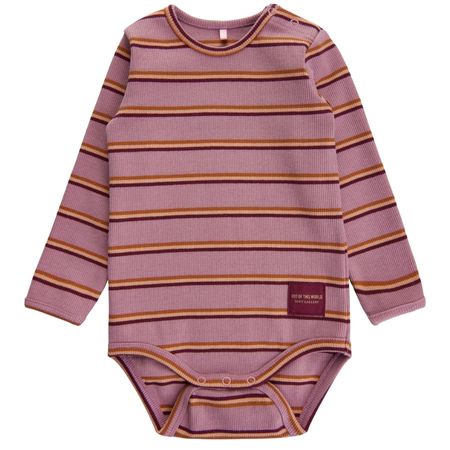 Soft Gallery Lilac Stripe Ribbed Long Sl