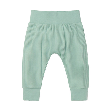 EX-MORI MINT RIBBED JOGGERS