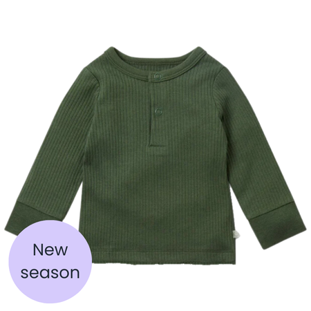 MORI Pine Green Pyjama Top