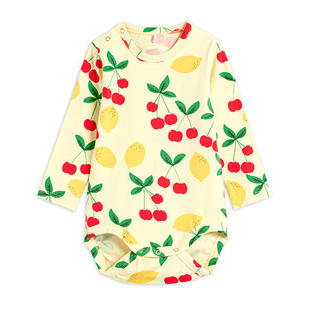 Cherry Lemonade Long Sleeve Bodysuit