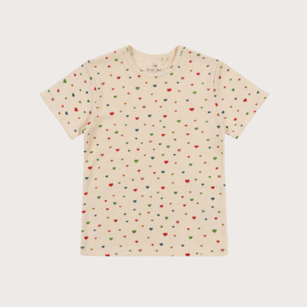 Konges Slojd Mini Heart Print Tee