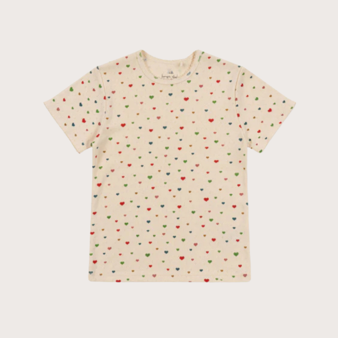 Konges Slojd Mini Heart Print Tee