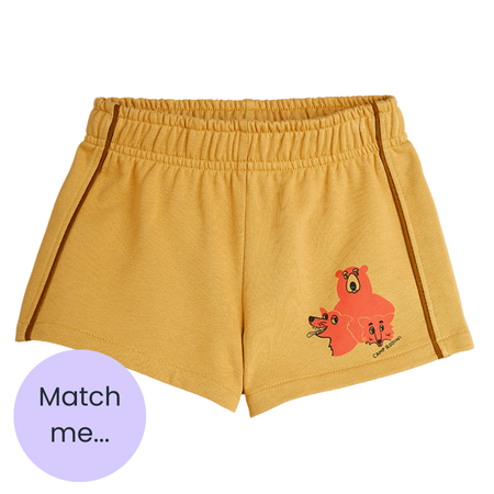 Mini Rodini Camp Rodini Mustard Shorts