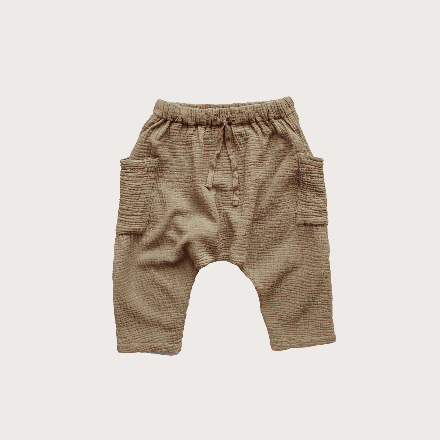 The Simple Folk Camel Muslin trousers