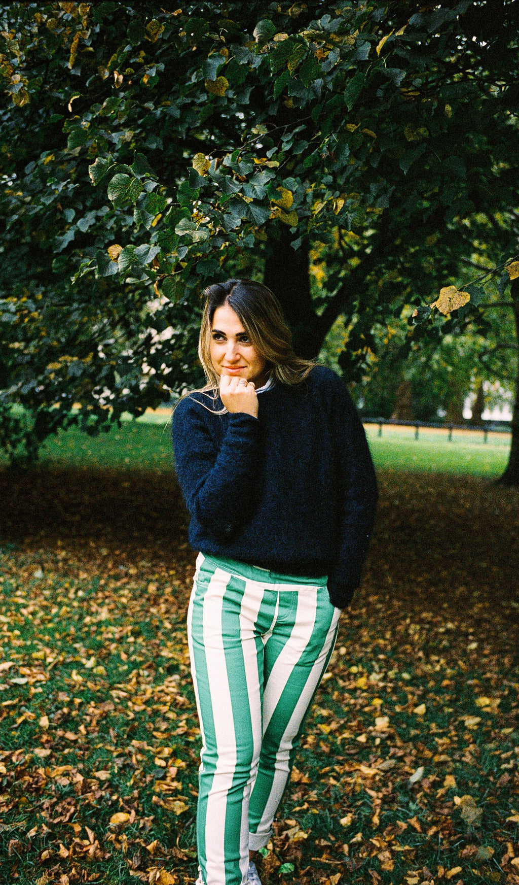 BRAND NEW - Stripy Green