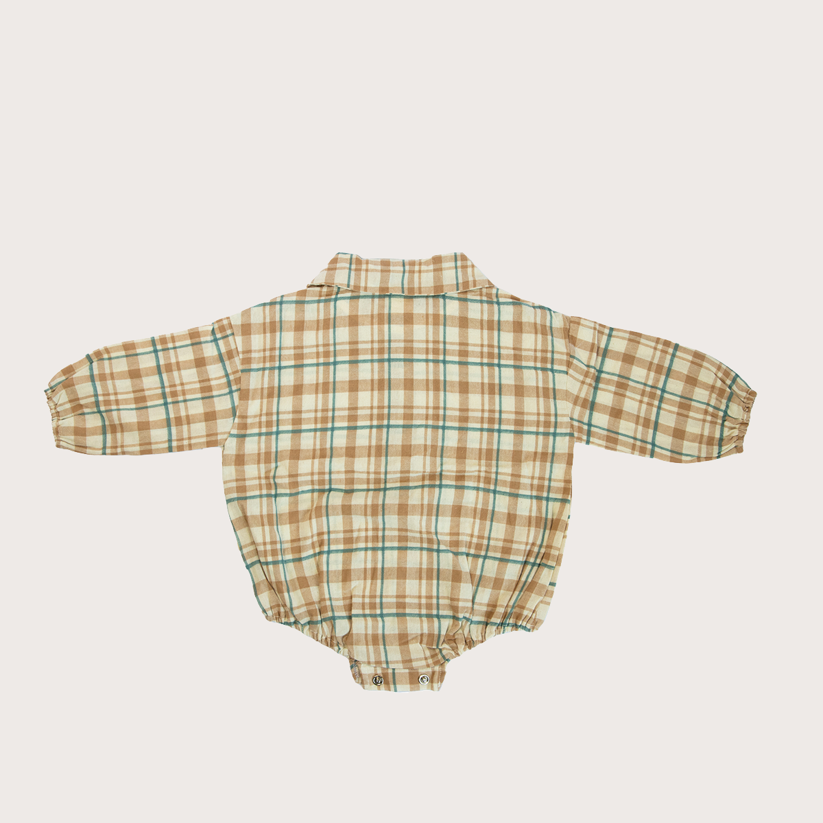 Lala Oversized check romper