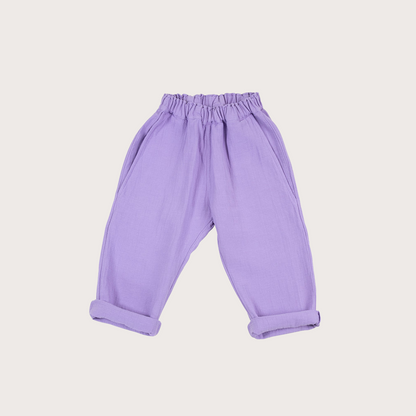 Bonnie and the Gang Lilac relaxed elastic waist trousers