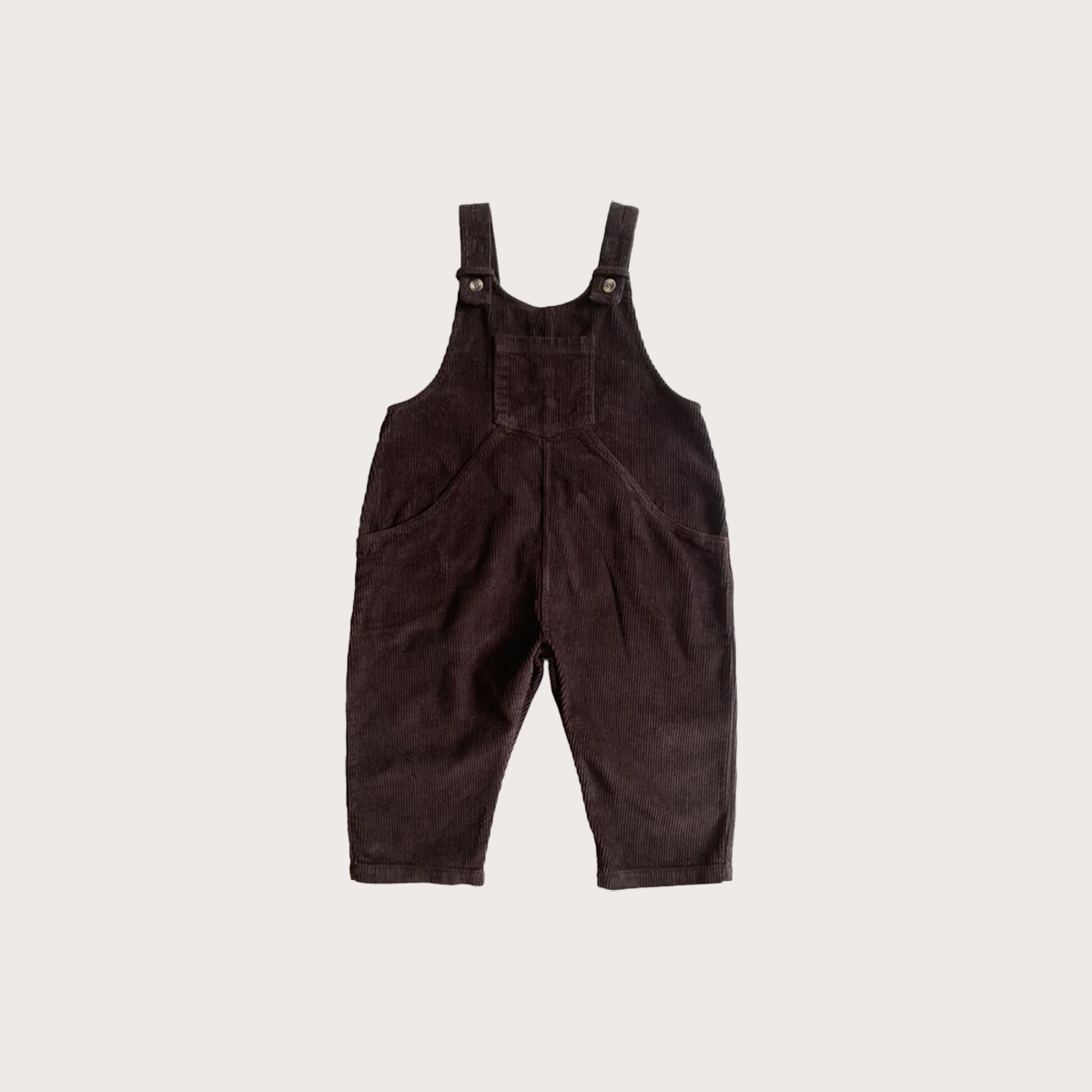 The Simple Folk Brown corduroy dungarees