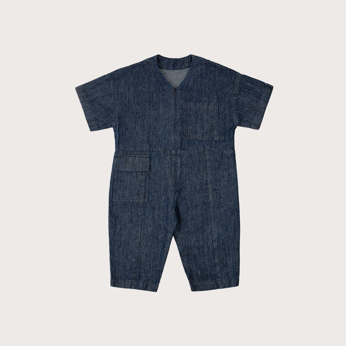 Rae oversized denim boilersuit