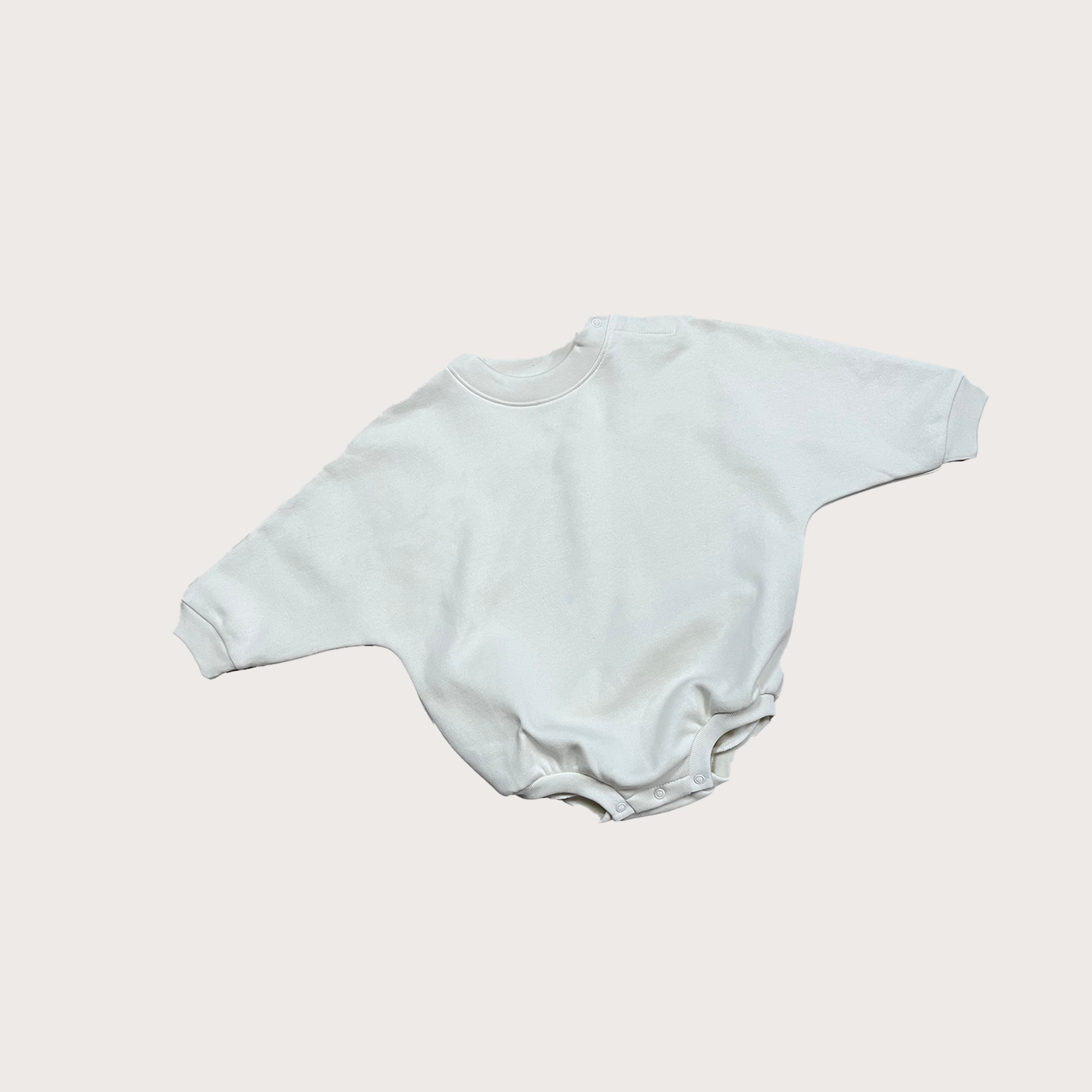 Studio Koter White oversized sweatshirt romper