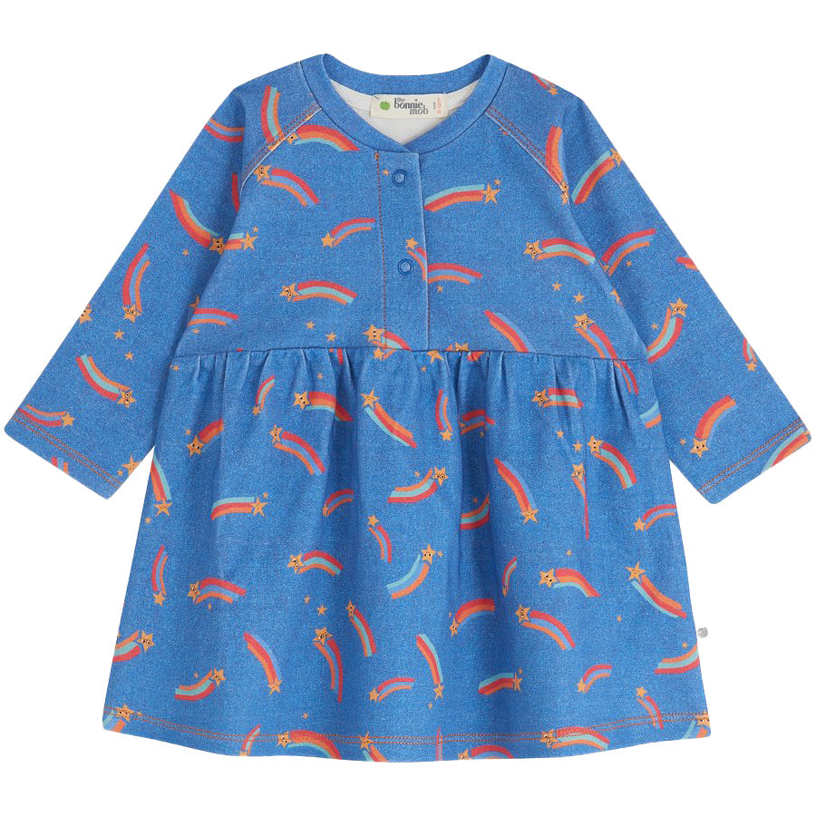 The Bonnie Mob Blue Denim Shooting Stars Dress