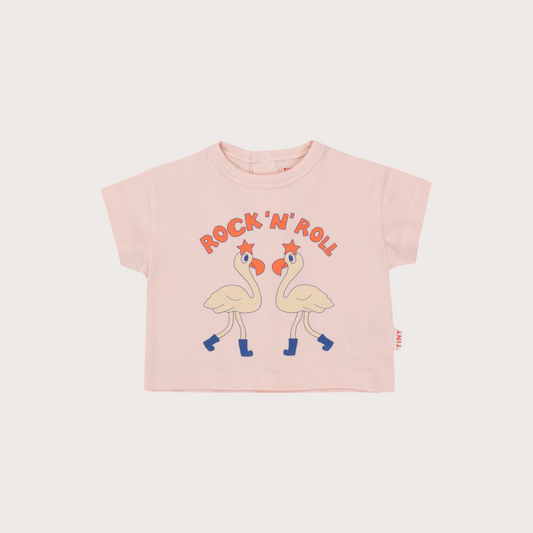 Tiny Cottons Flamingos baby tee