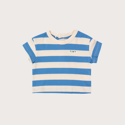 Tiny Cottons Pima cotton bold stripe tee