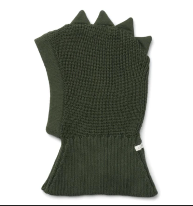 12-24m LIEWOOD Hunter Green Dino Balaclava