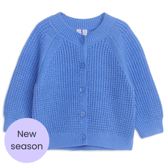 ARKET Blue Cotton Cardigan