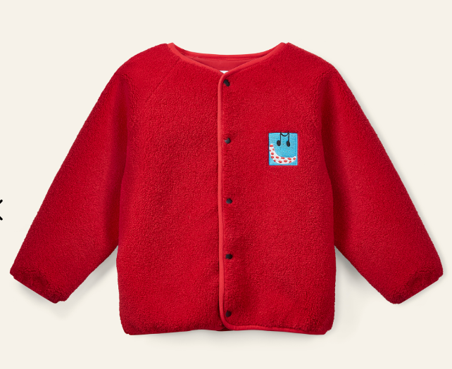 Wynken Red club fur bomber
