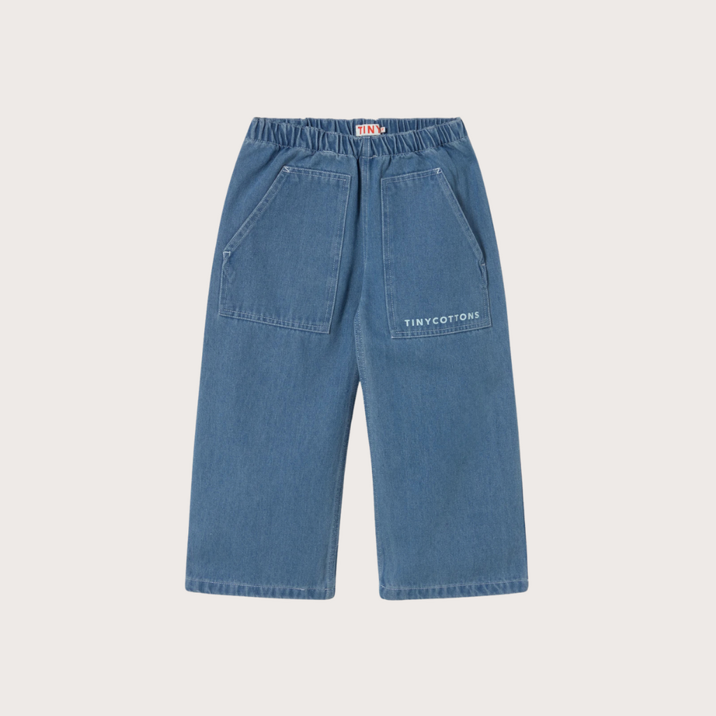 Tiny Cottons Denim graphic pants