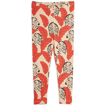 Red Zebra Leggings