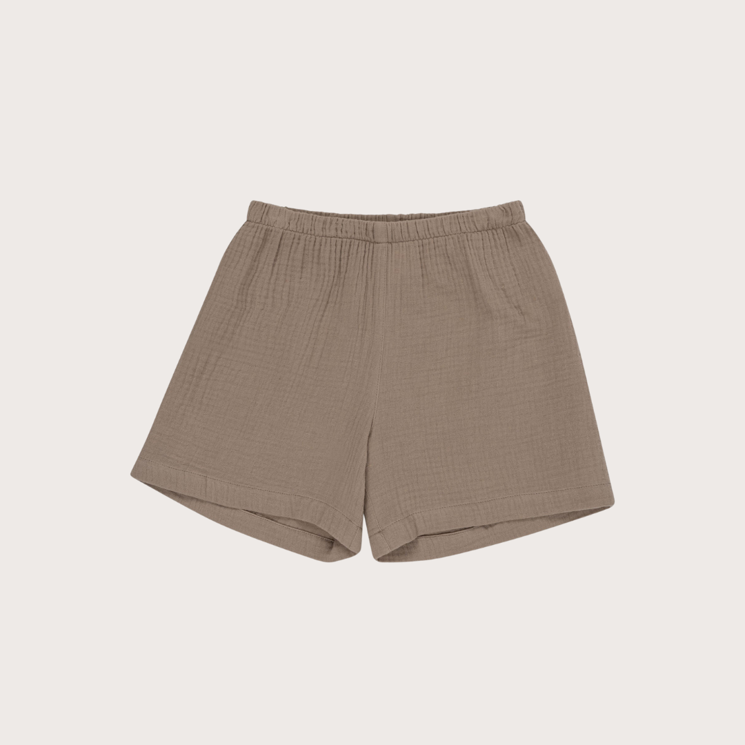 Konges Slojd Beige seersucker shorts
