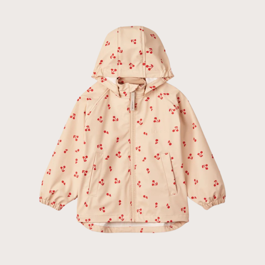 LIEWOOD Cherries Print Melodi Rain Jacket