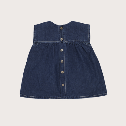 1 + in the family Denim collared dress