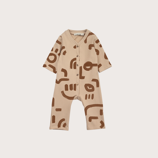 Bonnie & the gang Printed Wallis jumpsuit