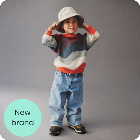 Wheat Abstract knit jumper