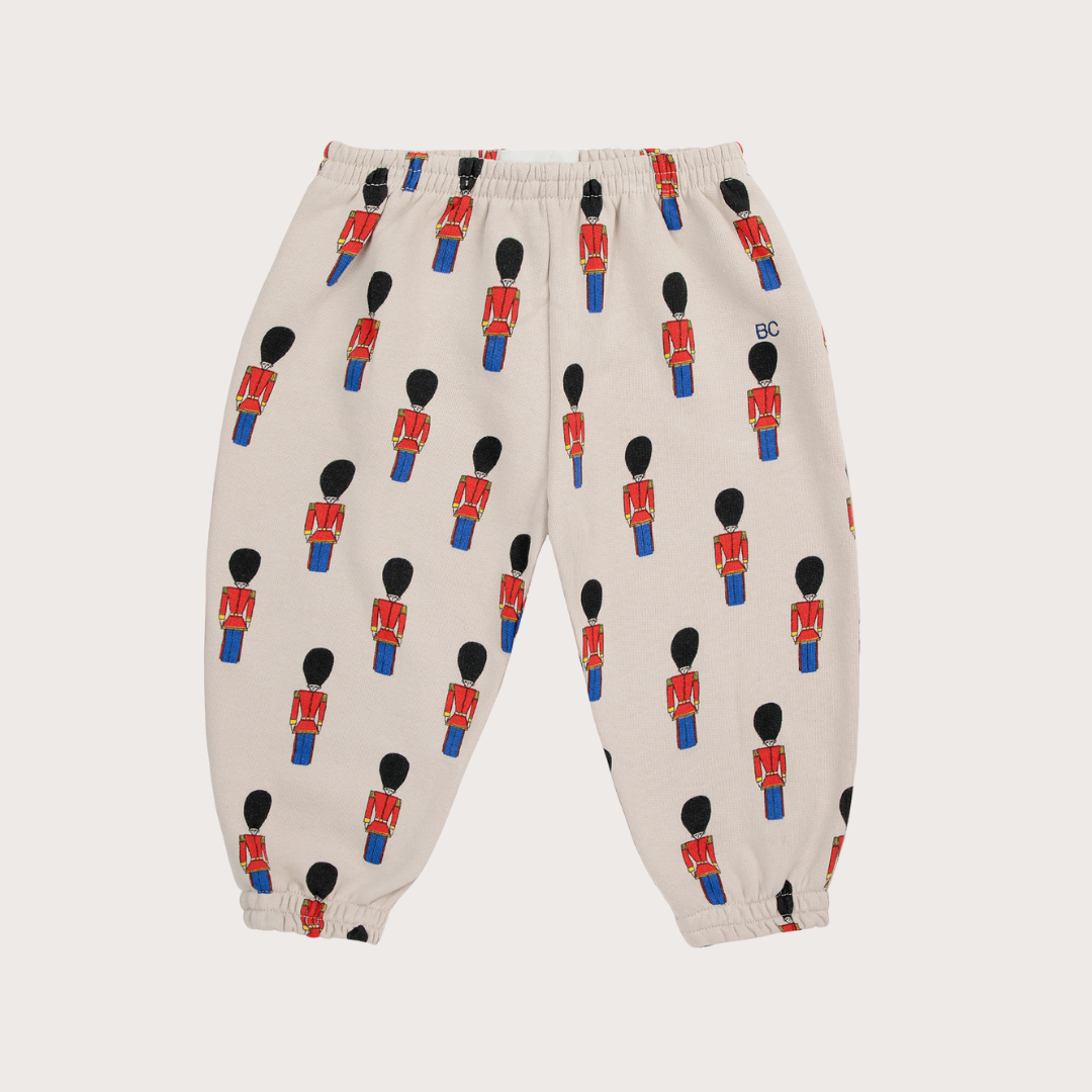 Bobo Choses Off white tin soldier joggers