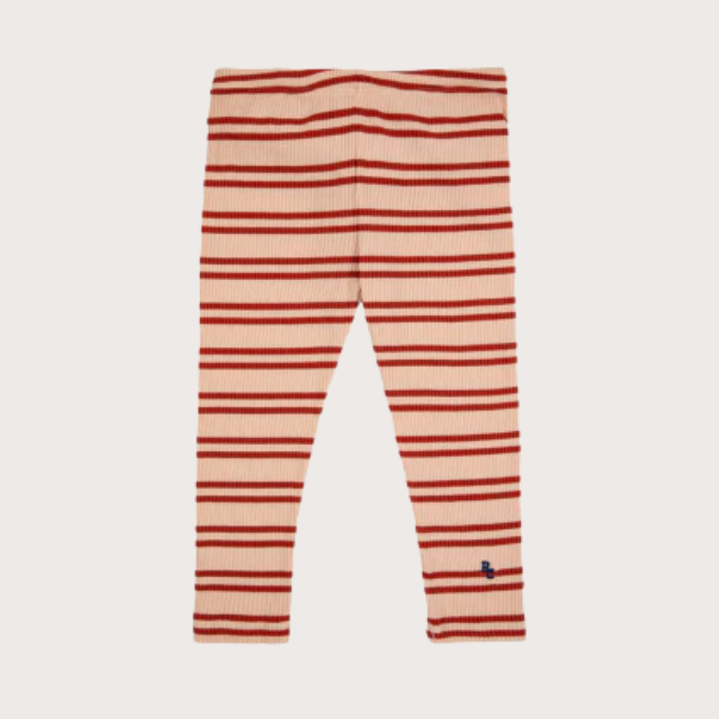 Bobo Choses Red striped leggings