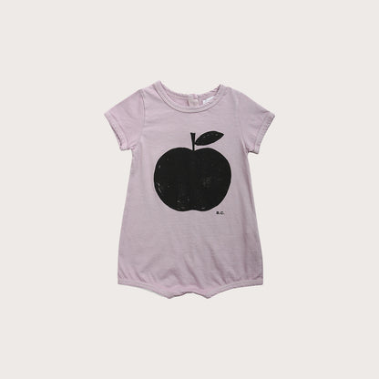 Bobo Choses Jersey apple print romper