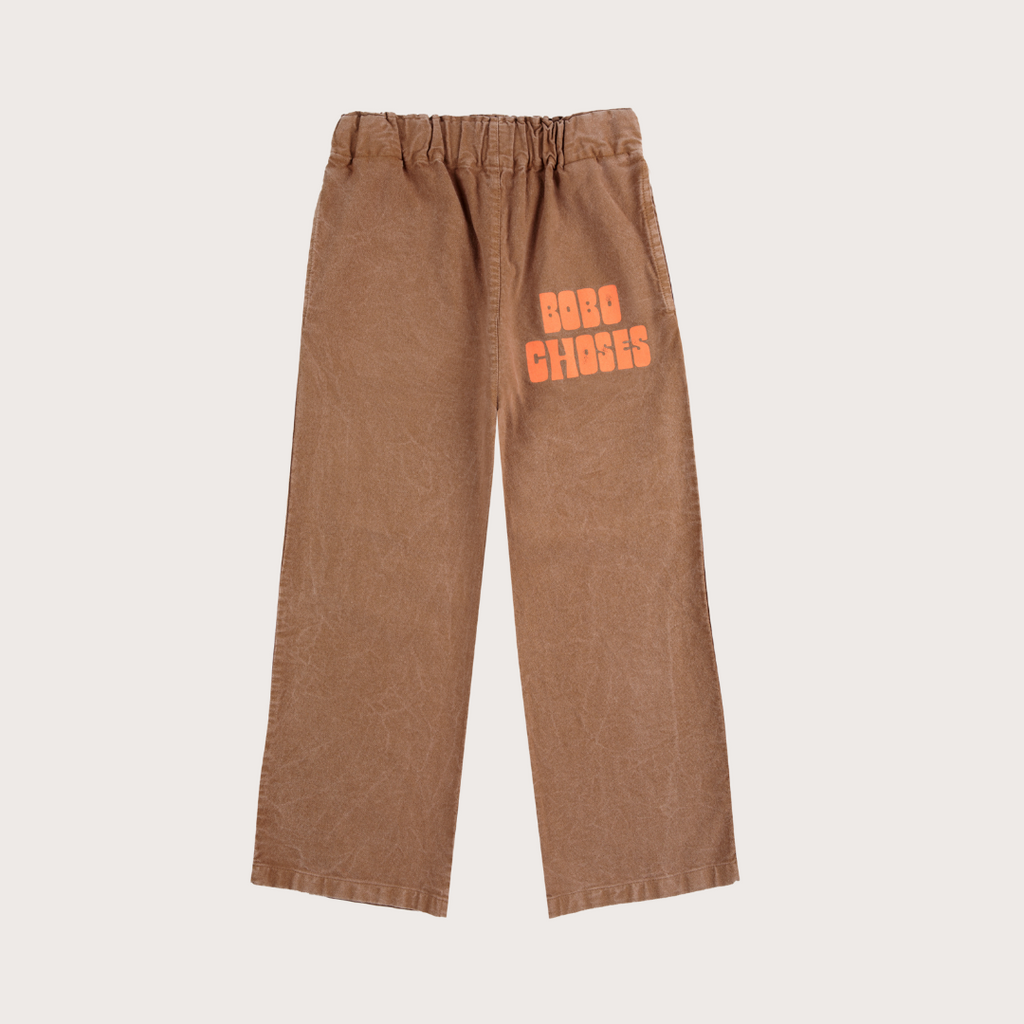 Bobo Choses Brown woven trousers