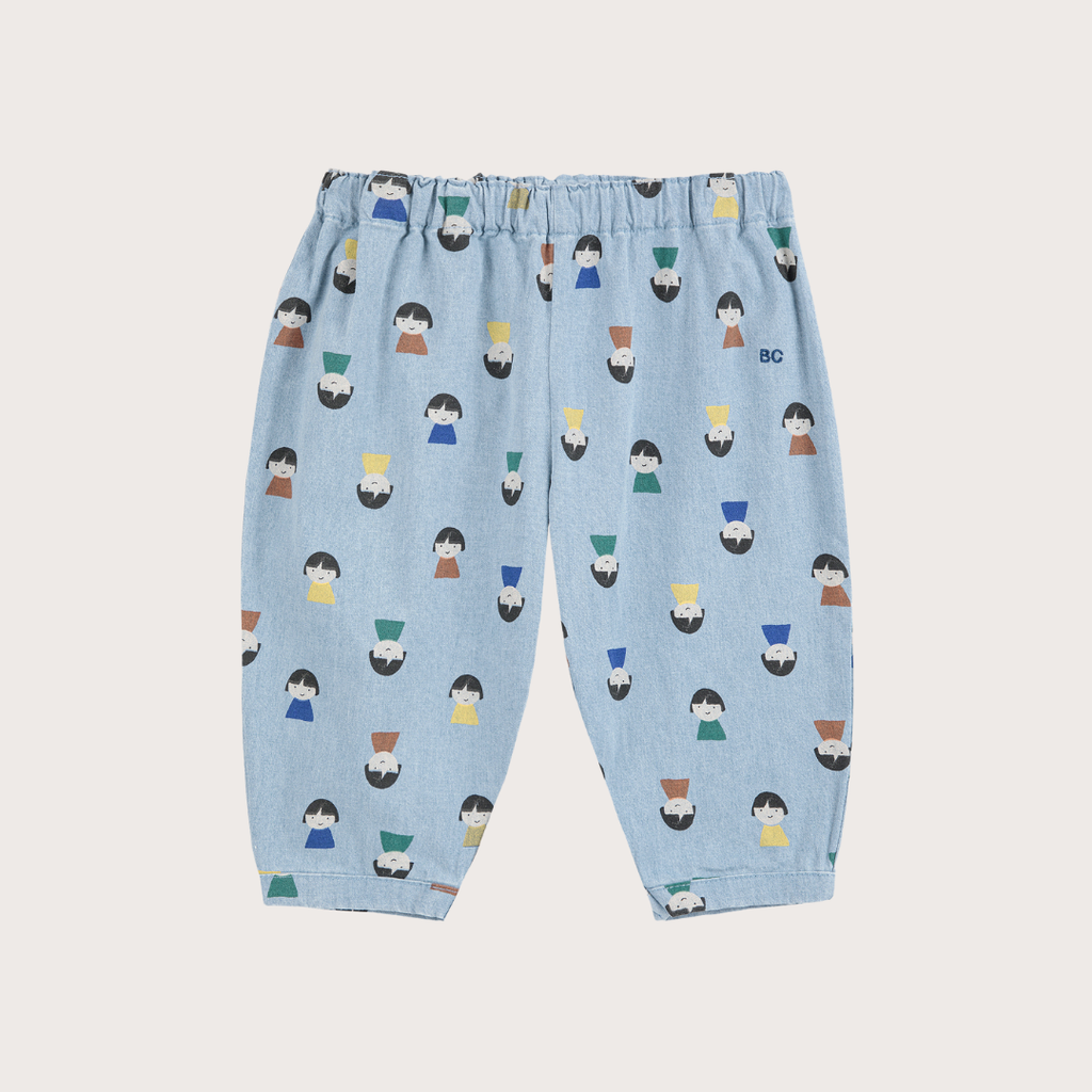 Bobo Choses Light denim game pawn trousers