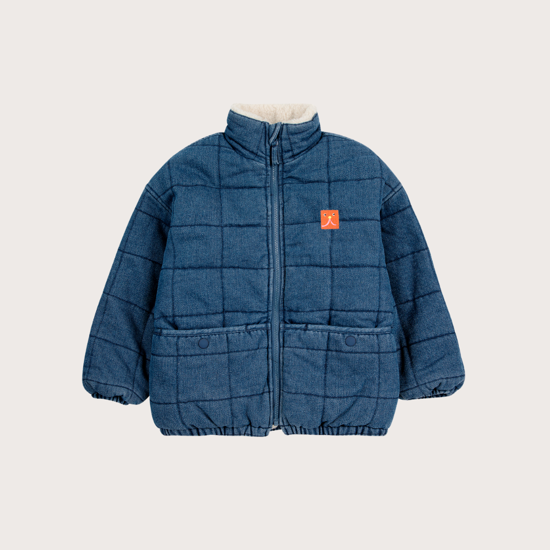 Bobo Choses Blue B.C. vintage quilted denim jacket