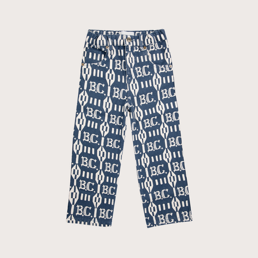 Bobo Choses Blue vintage printed jeans