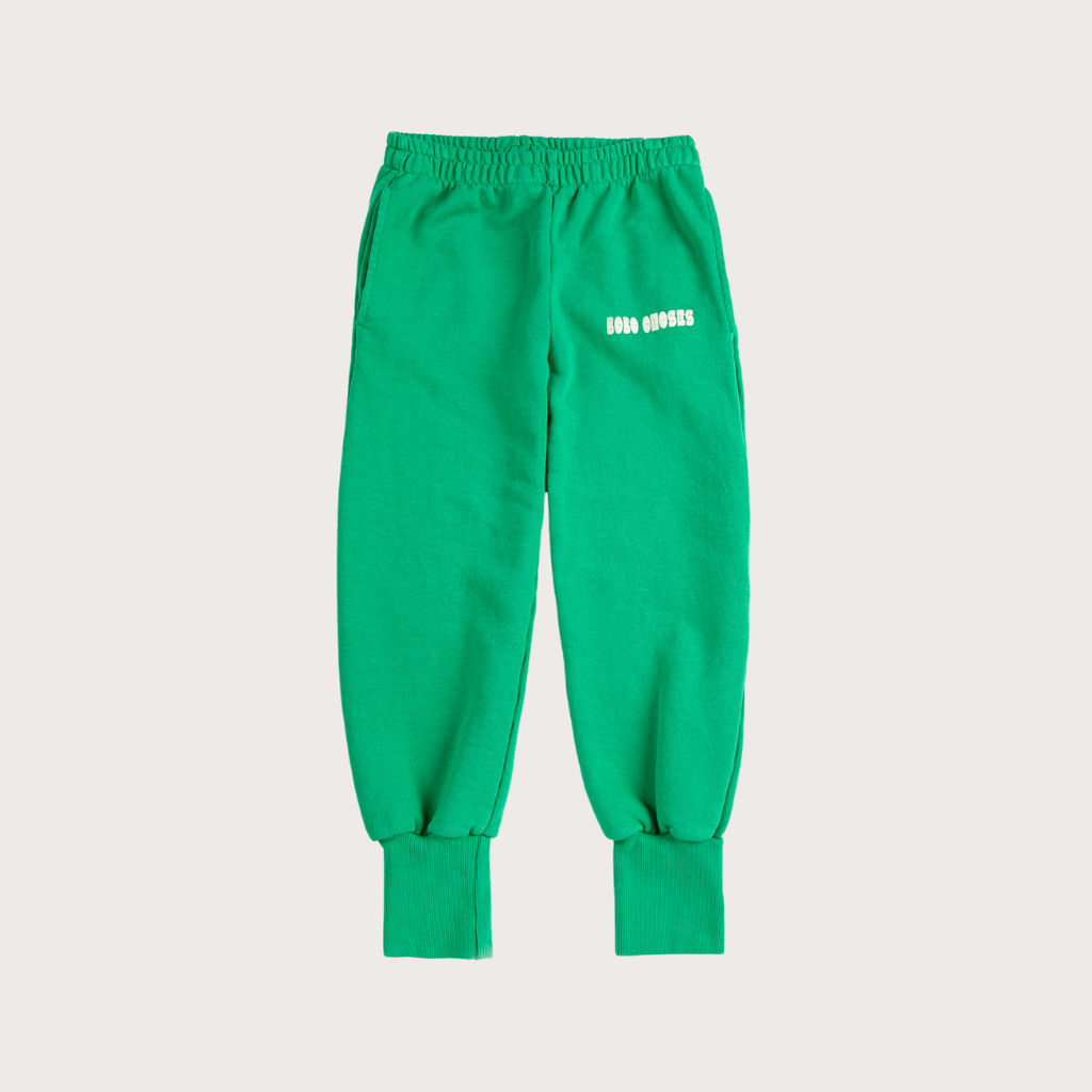 Bobo Choses Green modern jogging pants
