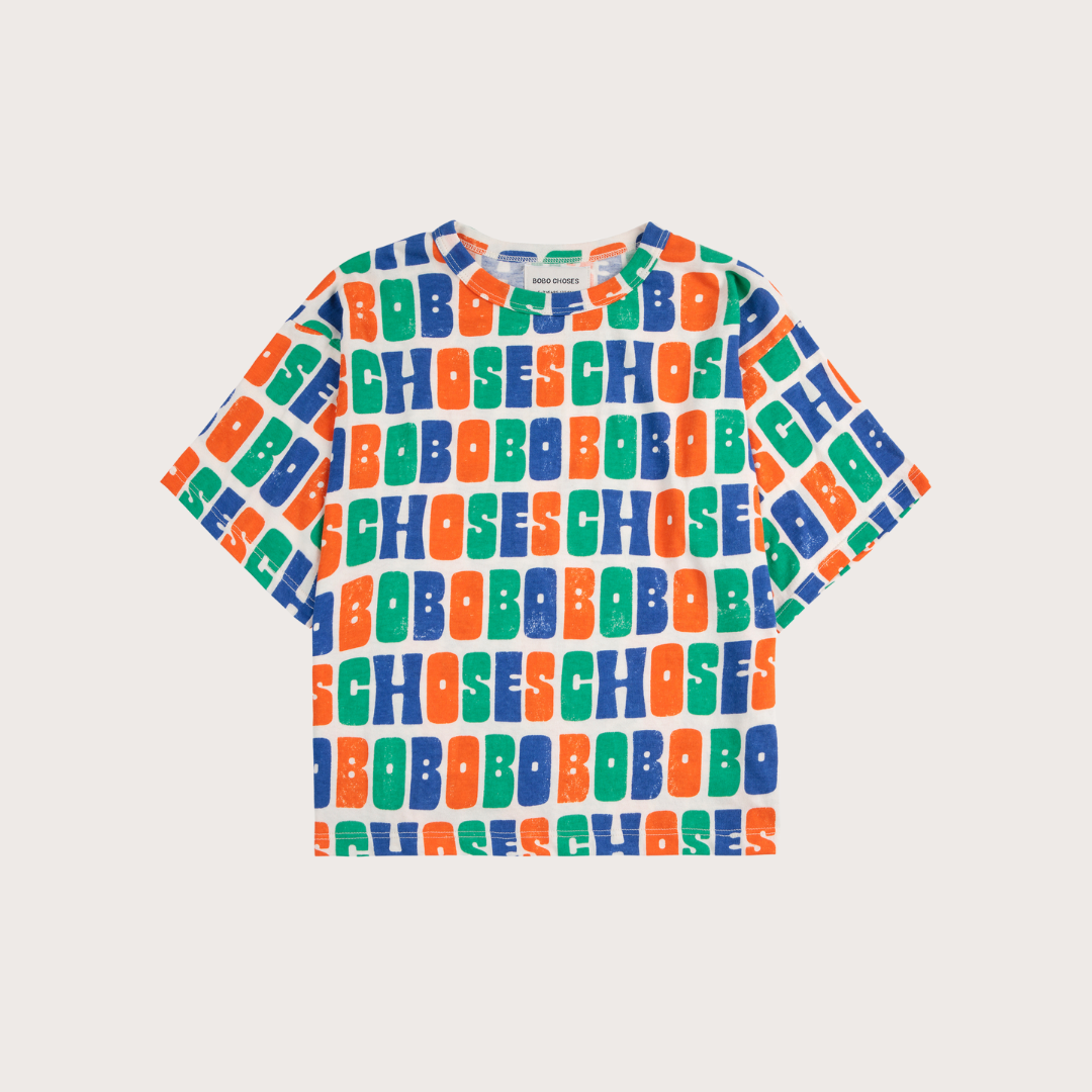 Multicolour all over t-shirt