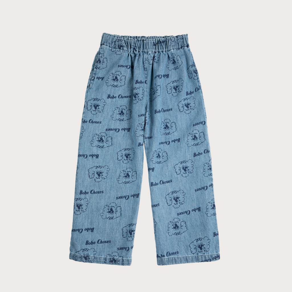 Bobo Choses Denim pickles the dog kids trousers