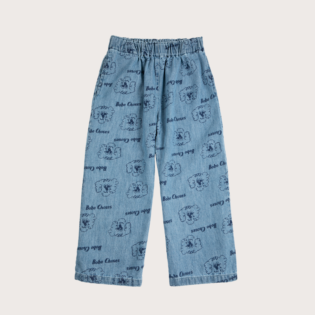 Bobo Choses Denim pickles the dog kids trousers
