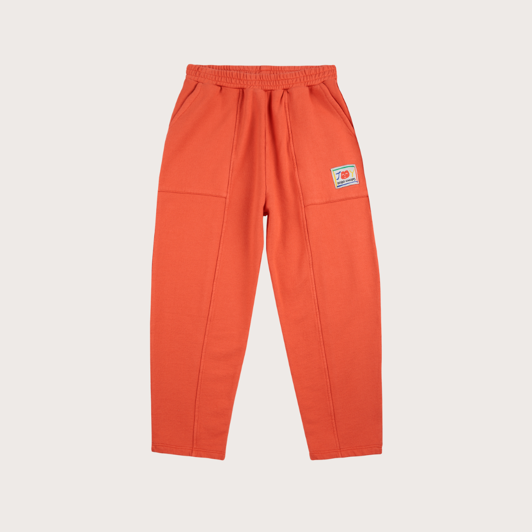 Bobo Choses Red smiling joggers