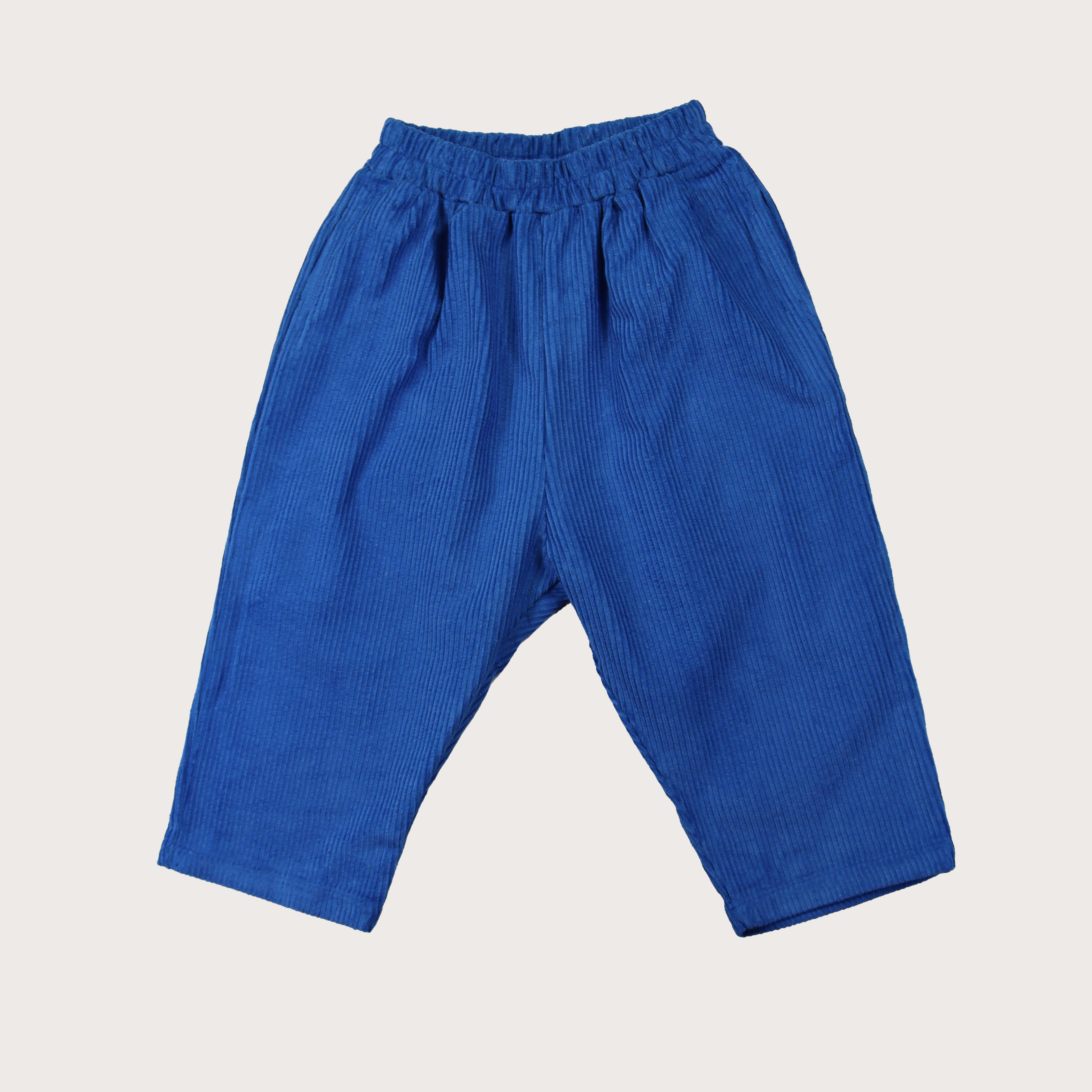 Smaller Explorer Blue tapered corduroy chinos