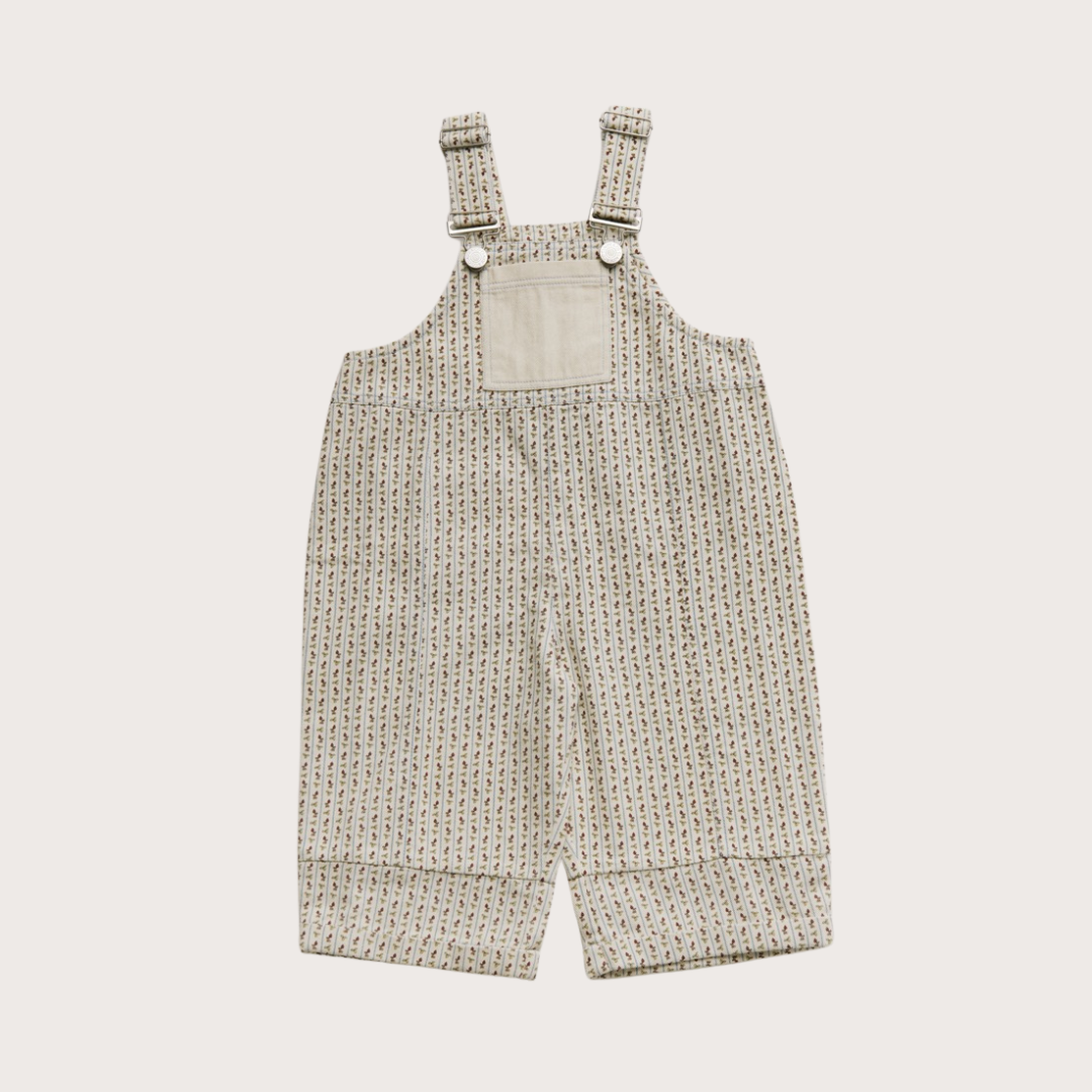 Claude & Co Cream radish stripe dungaree