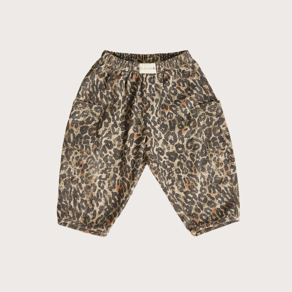 Claude & Co Leopard print wide leg trousers