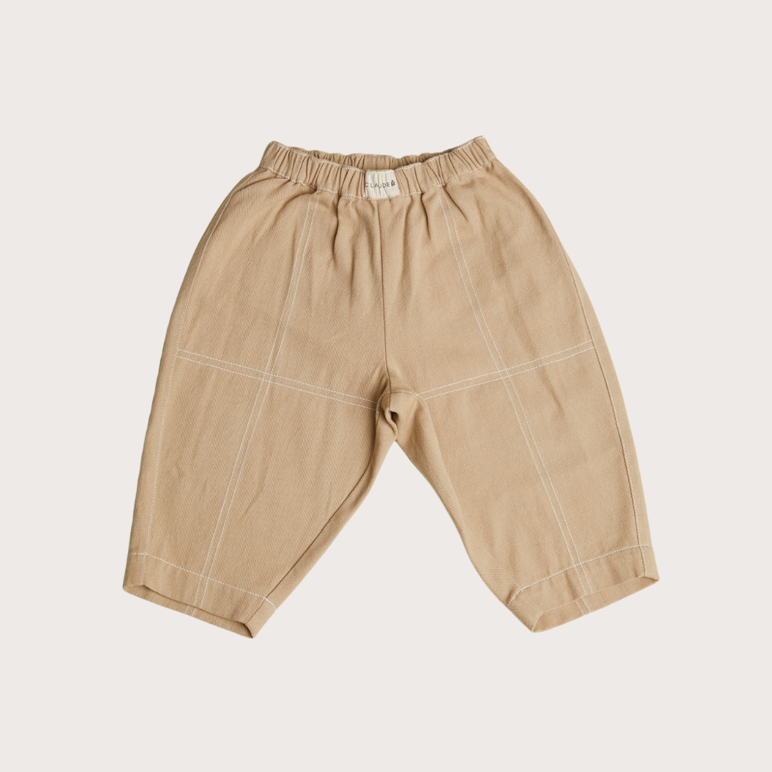 Claude & Co Beige double stitch trousers