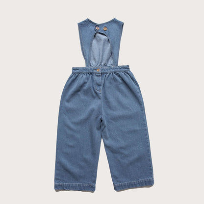 The Simple Folk Denim open back jumpsuit