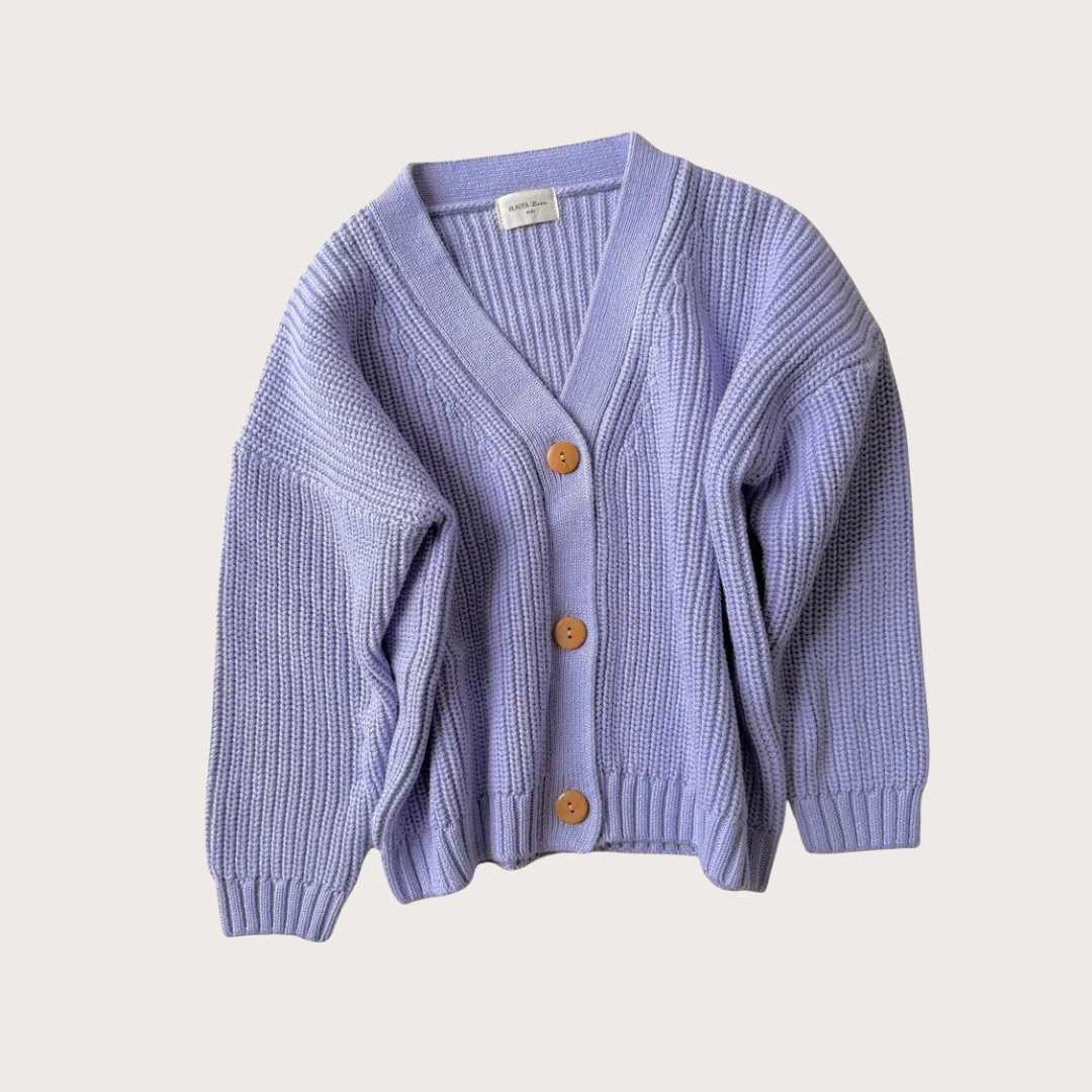 Hunter + Rose Lilac avery cardigan
