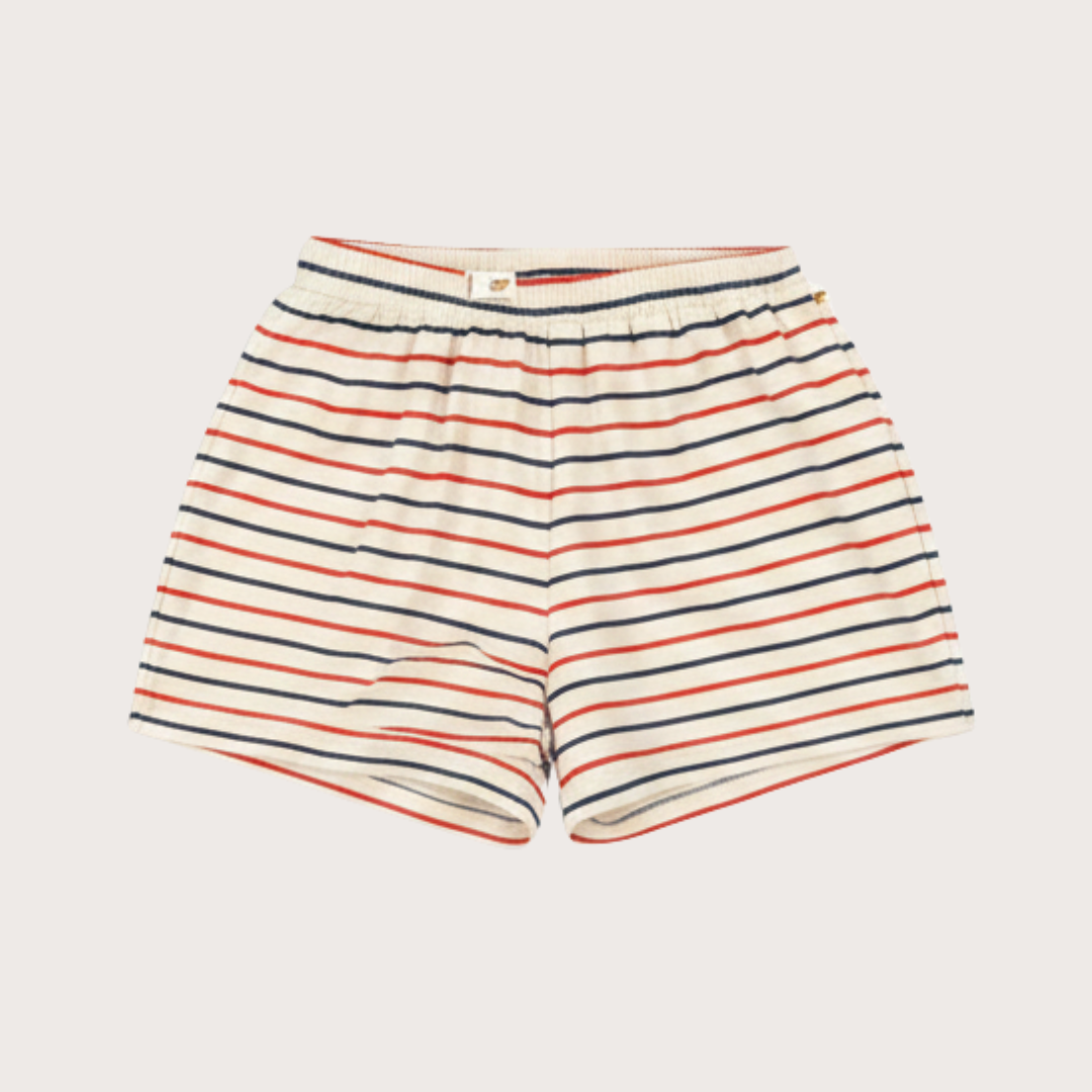 Konges Sløjd Ciao limone striped shorts