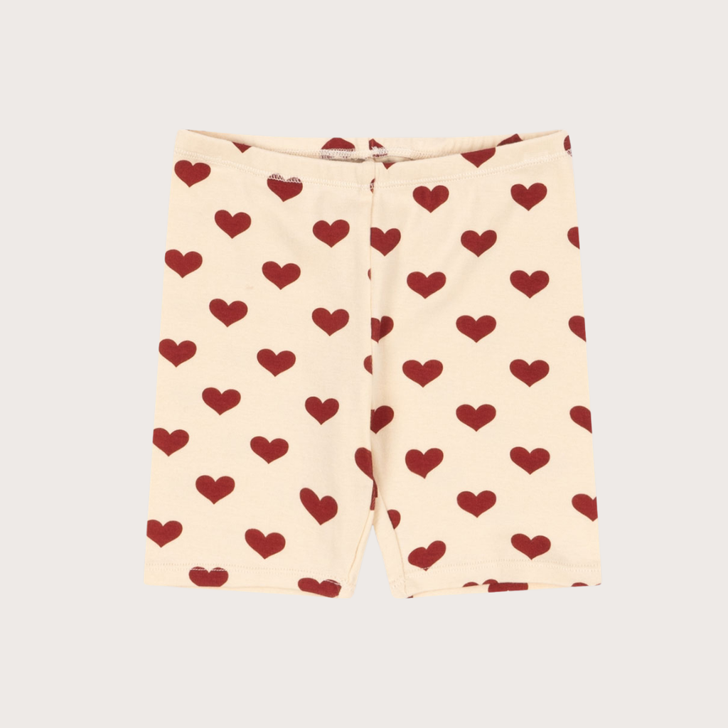Konges Slojd Red heart cycling shorts