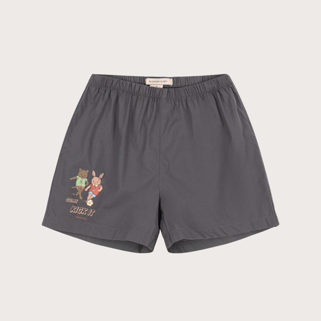 Konges Slojd Dark grey motif shorts